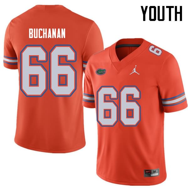 NCAA Florida Gators Nick Buchanan Youth #66 Jordan Brand Orange Stitched Authentic College Football Jersey CZJ6164OW